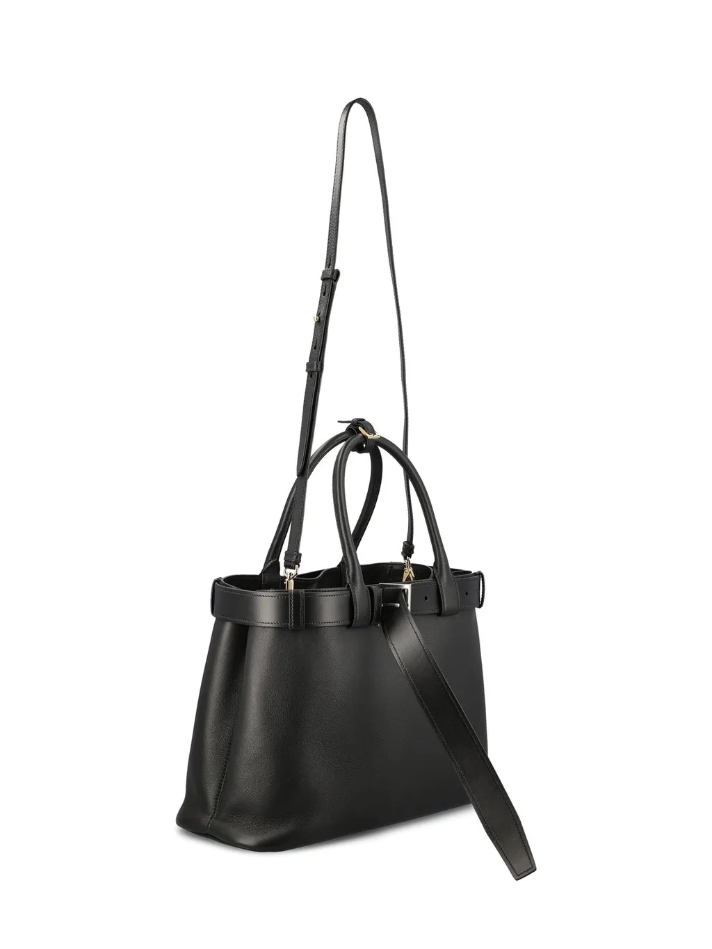 Prada Open-Top Large Belted Handbag