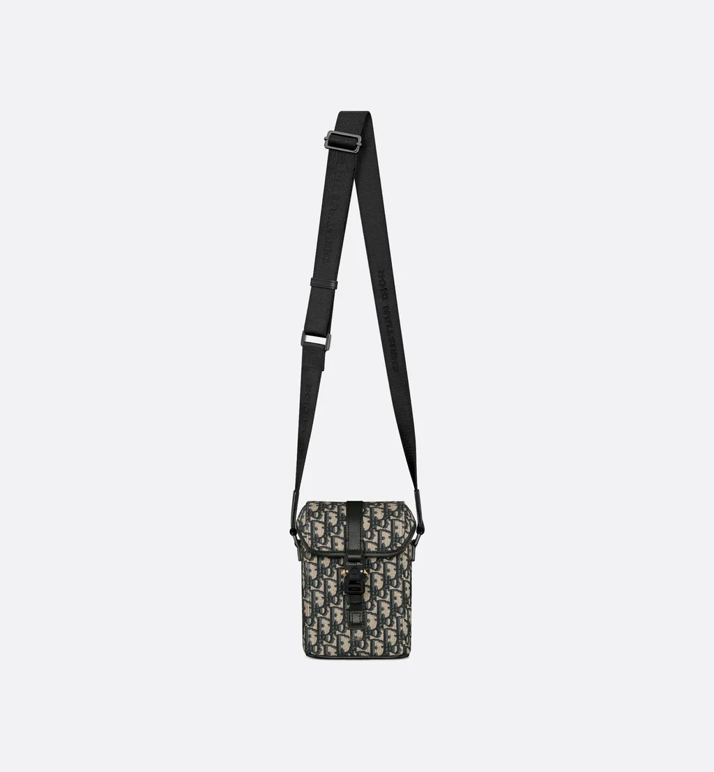 Mini Dior Hit The Road Vertical Messenger Bag With Flap