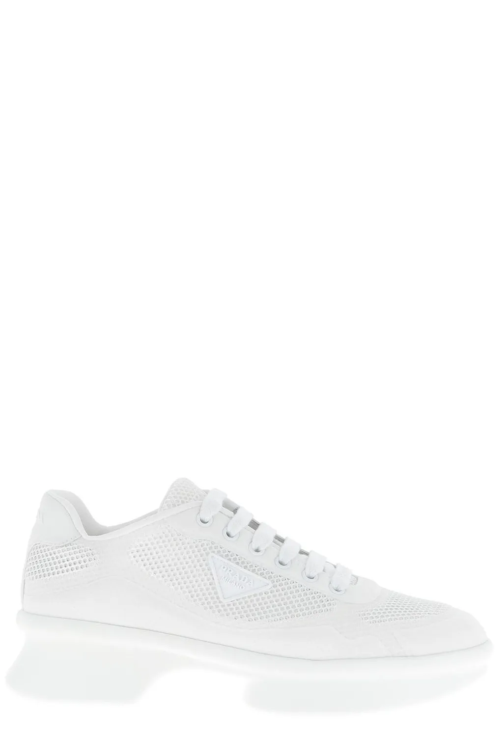 Prada Logo Detailed Lace-Up Sneakers