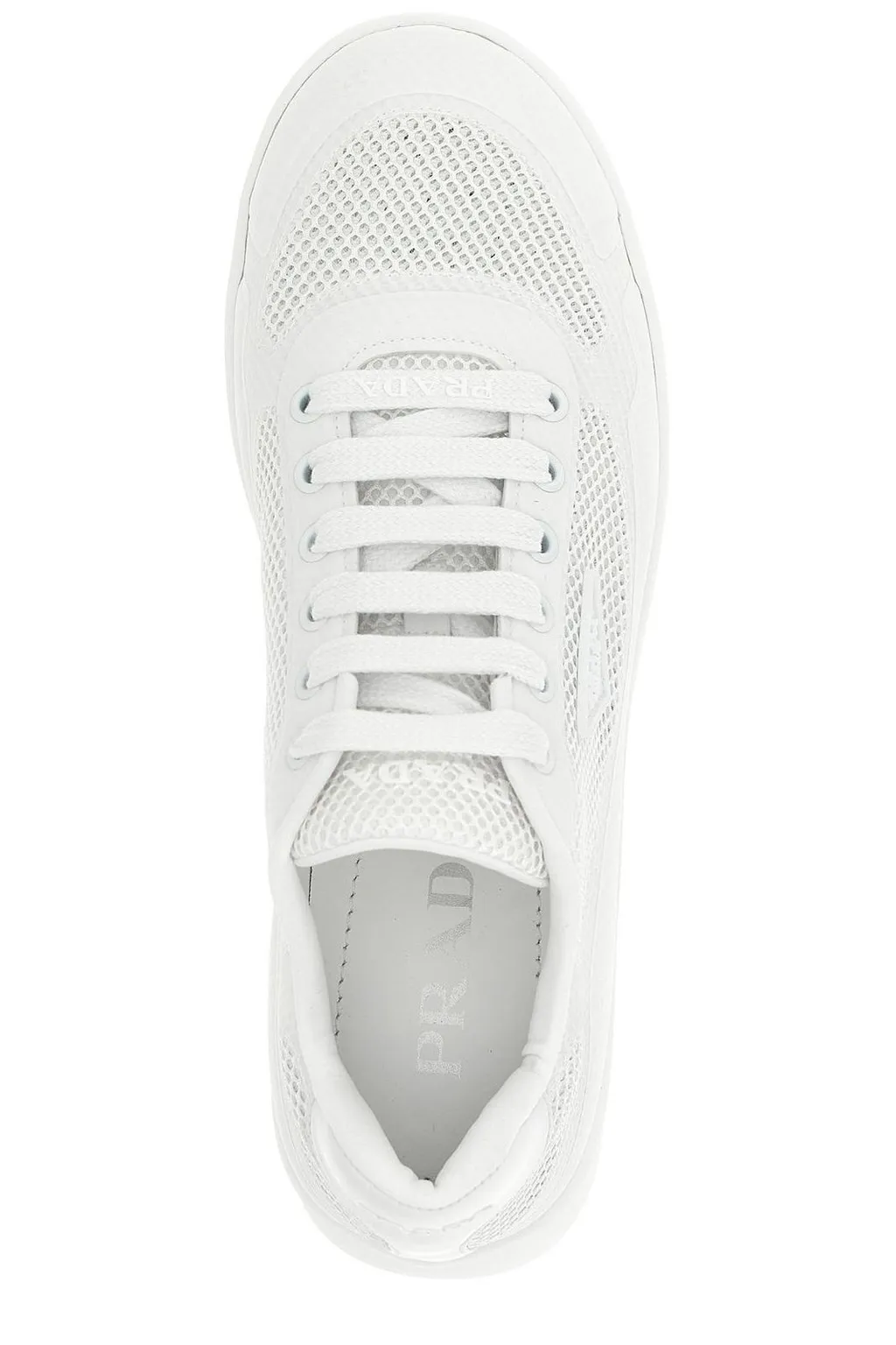 Prada Logo Detailed Lace-Up Sneakers