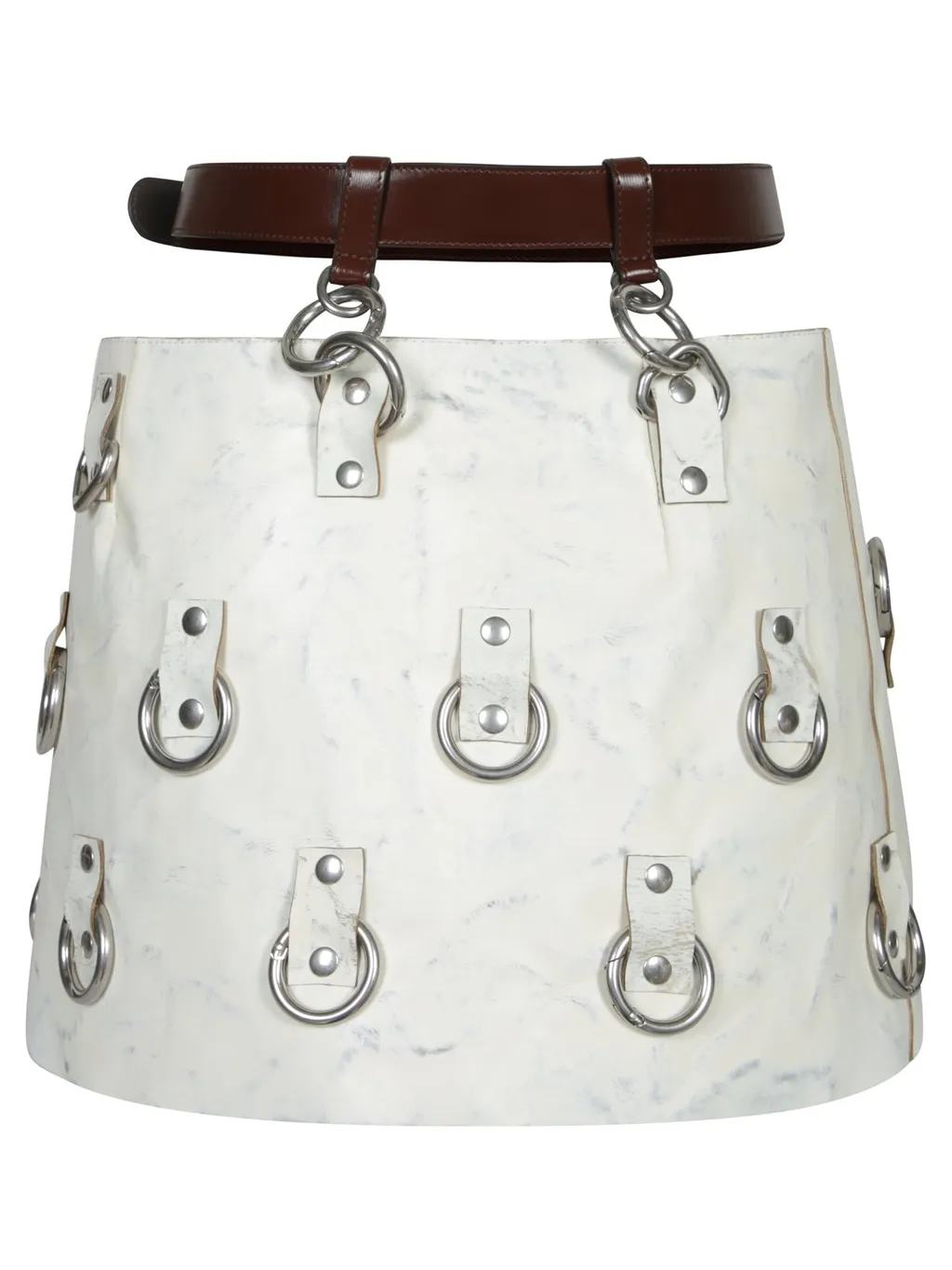 Prada Embellished Mini Skirt