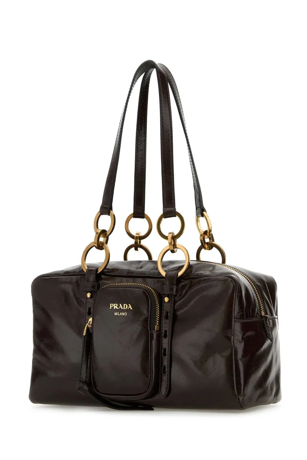 Prada Zip-Up Medium Tote Bag