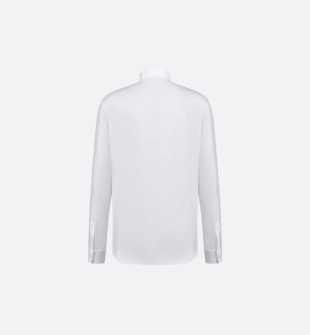 Shirt With Cd-Embroidered Cuff