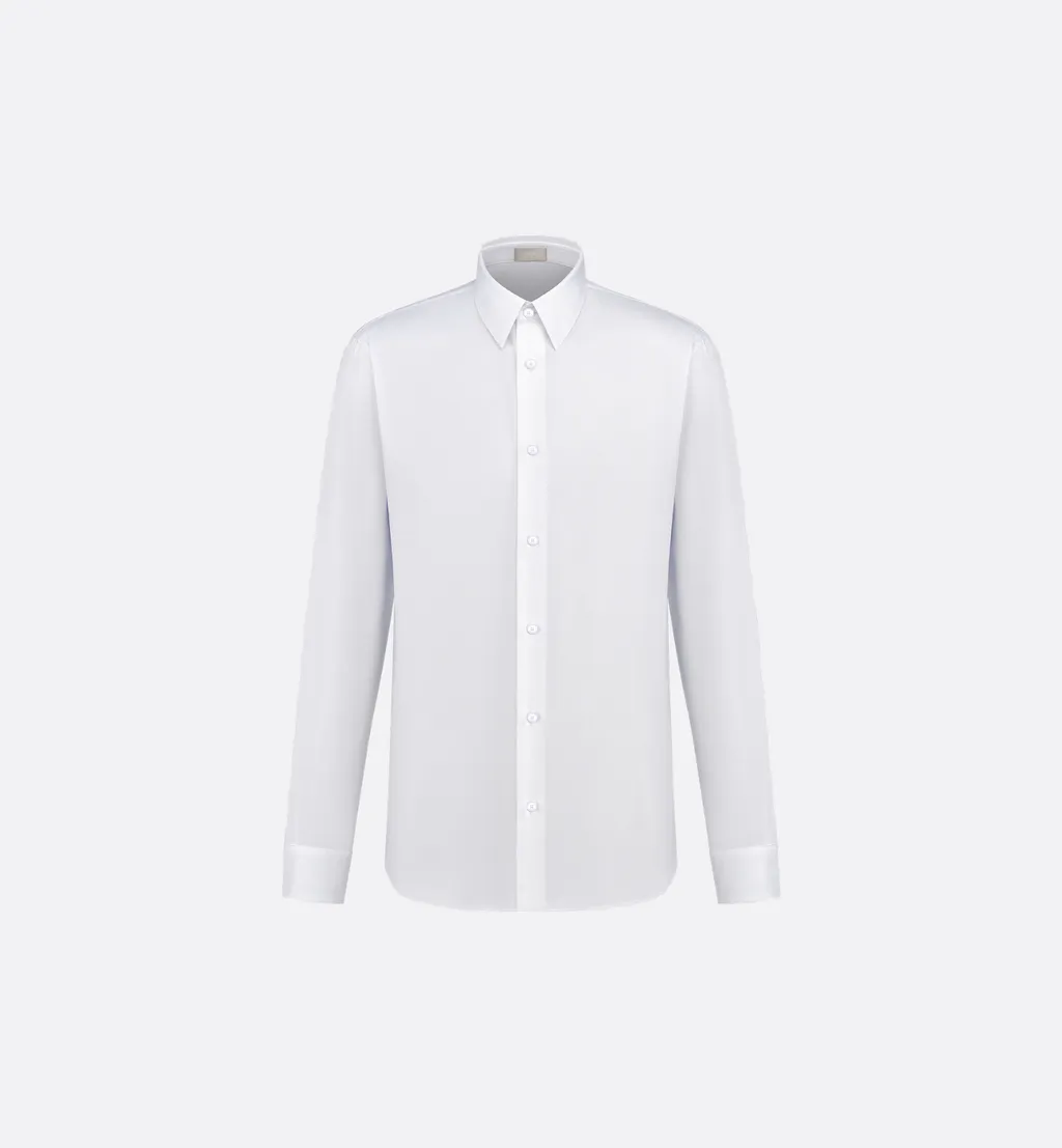 Shirt With Cd-Embroidered Cuff