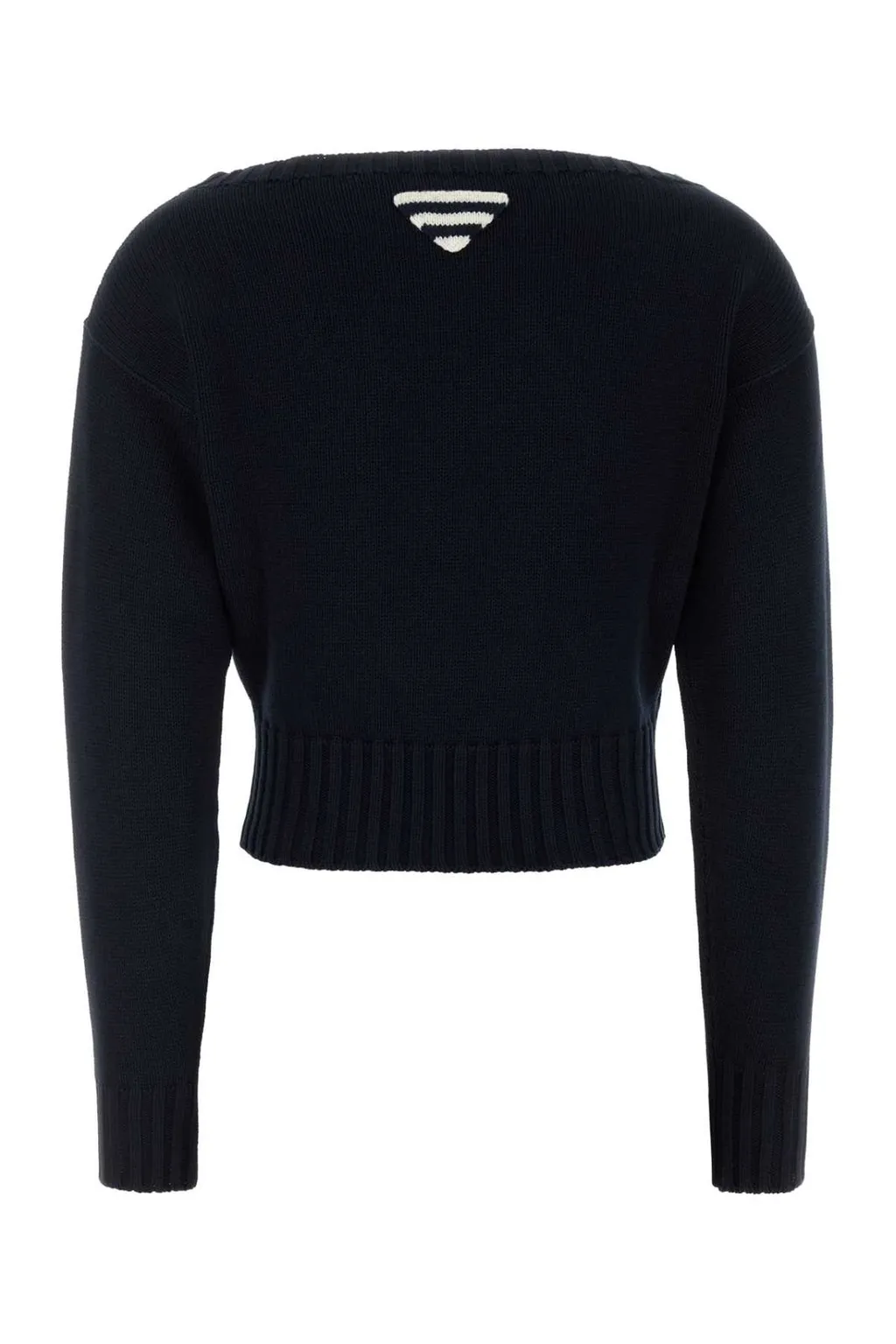 Prada Boat-Neck Ribbed Jumper