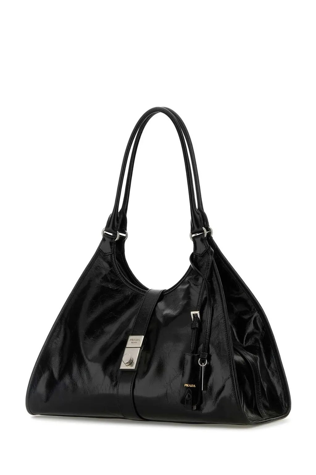 Prada Logo-Printed Large Tote Bag