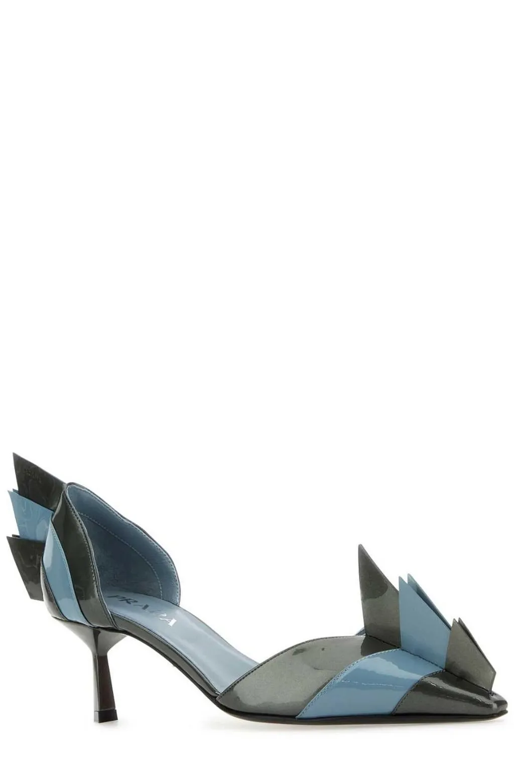 Prada Panelled Slip-On Pumps