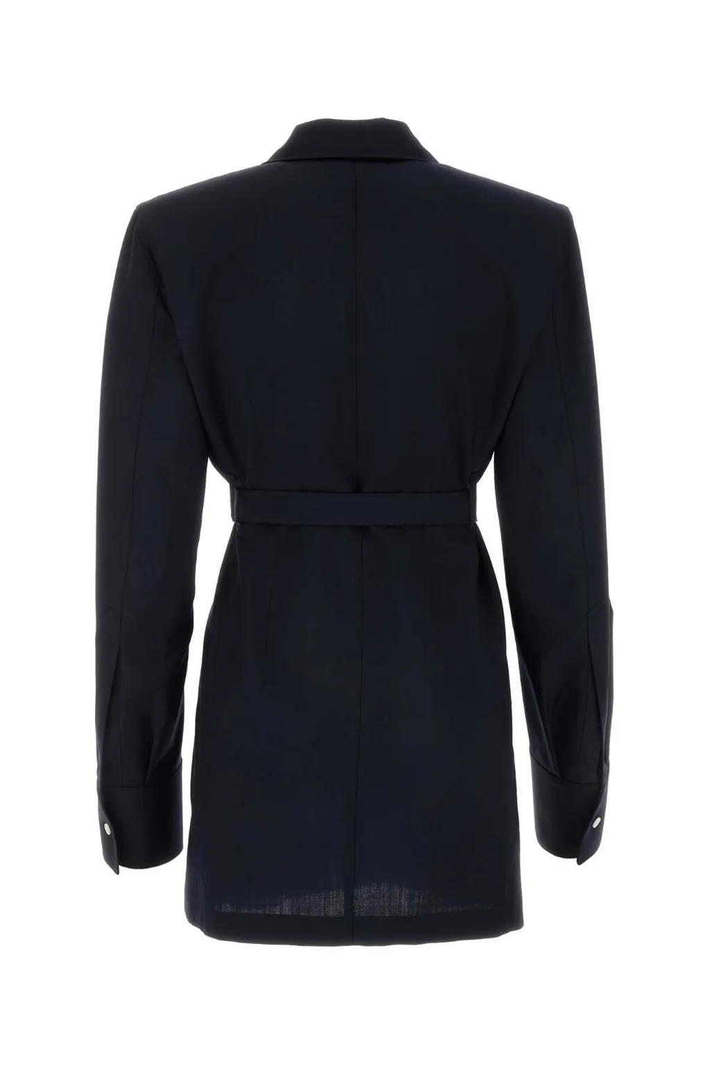 Prada Belted Single-Breasted Blazer