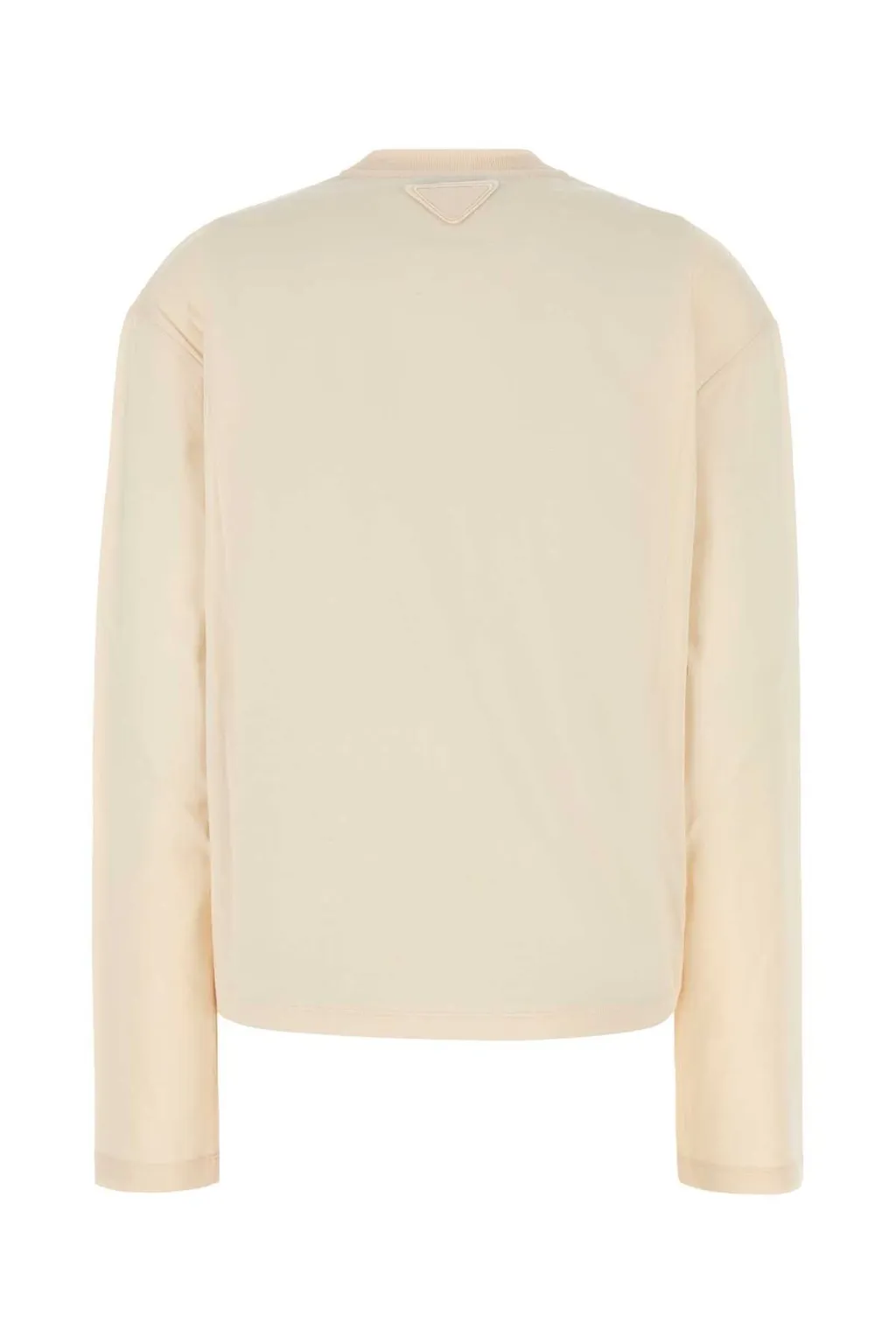 Prada Long-Sleeved Crewneck T-Shirt