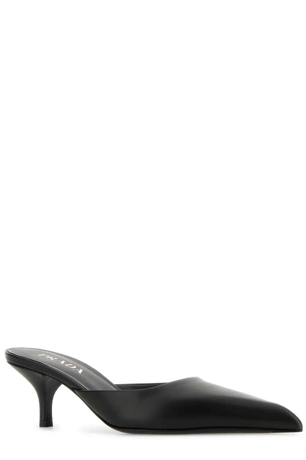Prada Pointed Toe Slip-On Mules