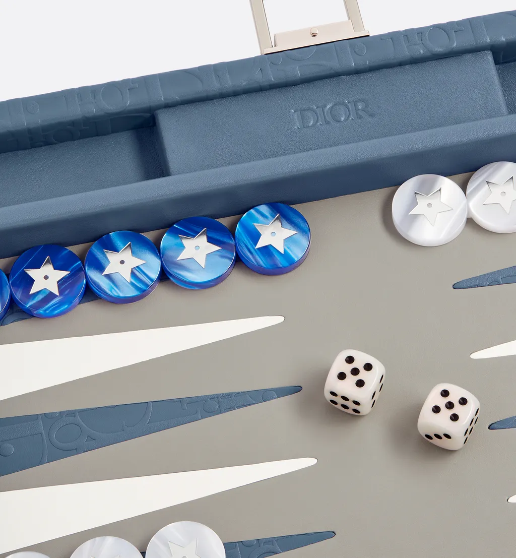 Small Leather Backgammon