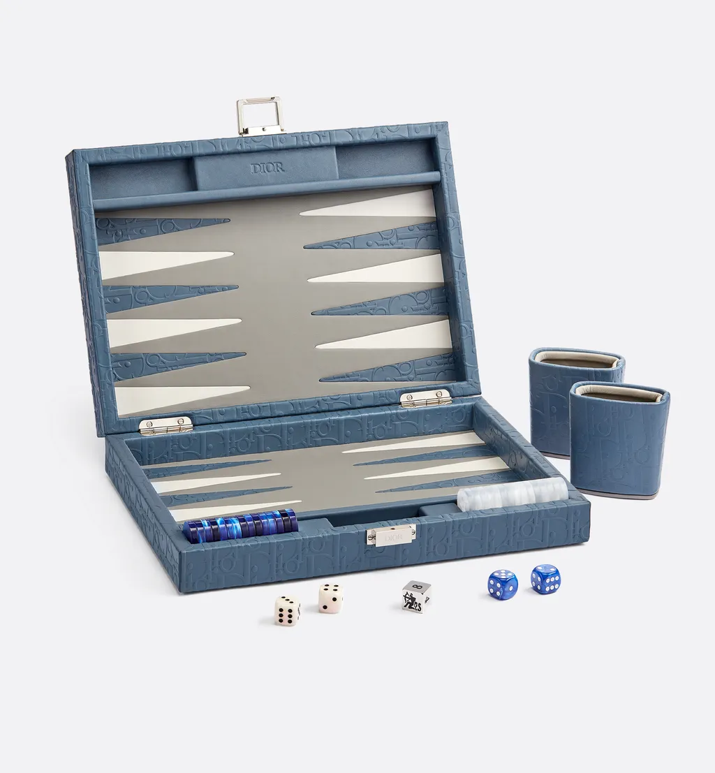 Small Leather Backgammon