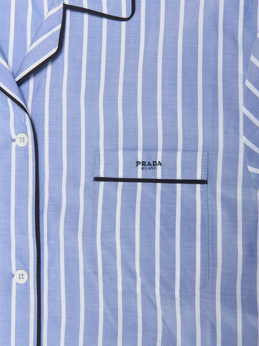 Prada Striped Chambray Shirt