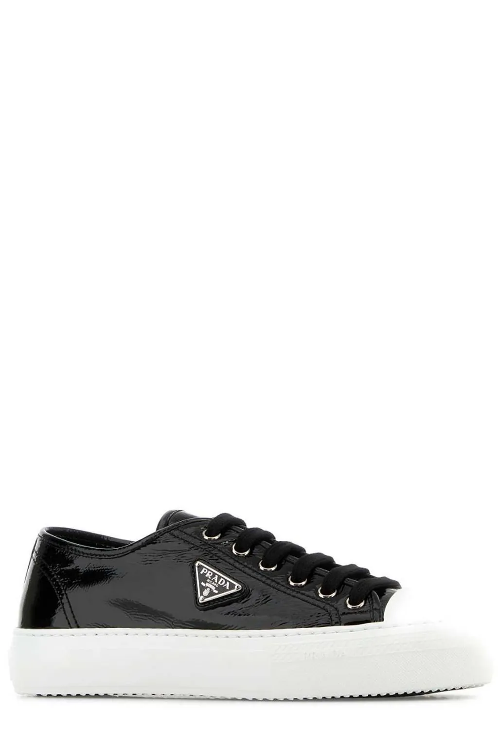 Prada Triangle-Logo Lace-Up Sneakers