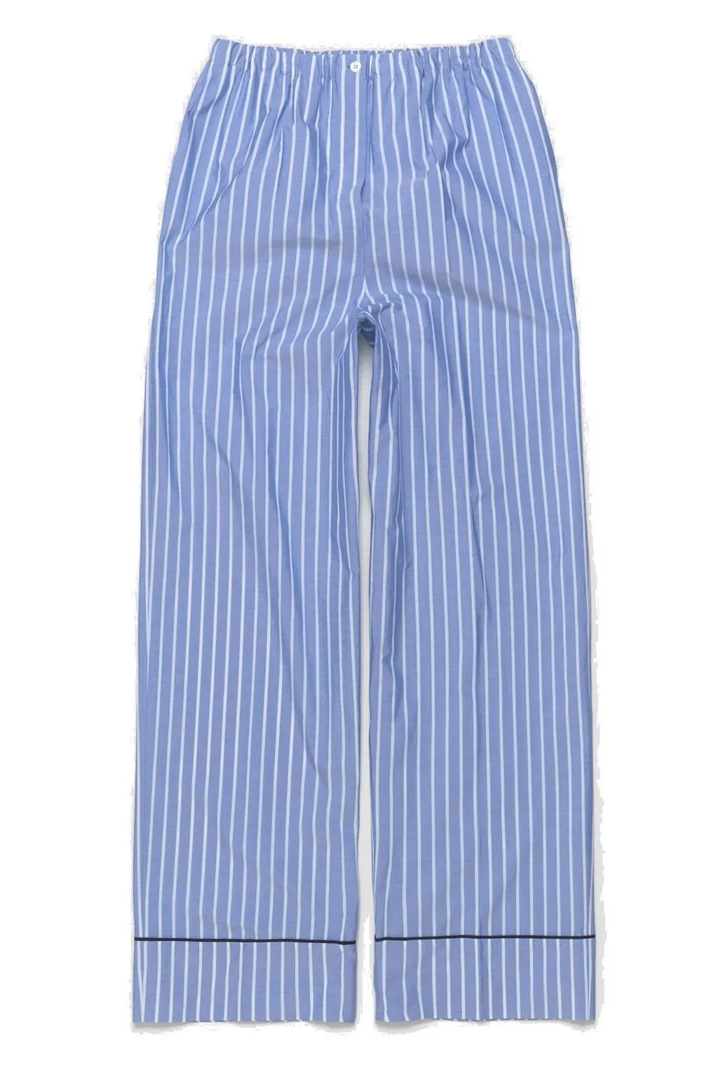 Prada Striped Chambray Trousers