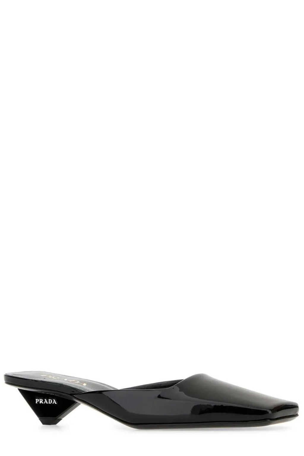 Prada Square-Toe Slip-On Mules