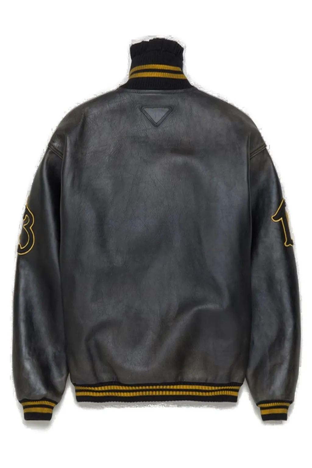 Prada Button-Up Leather Jacket