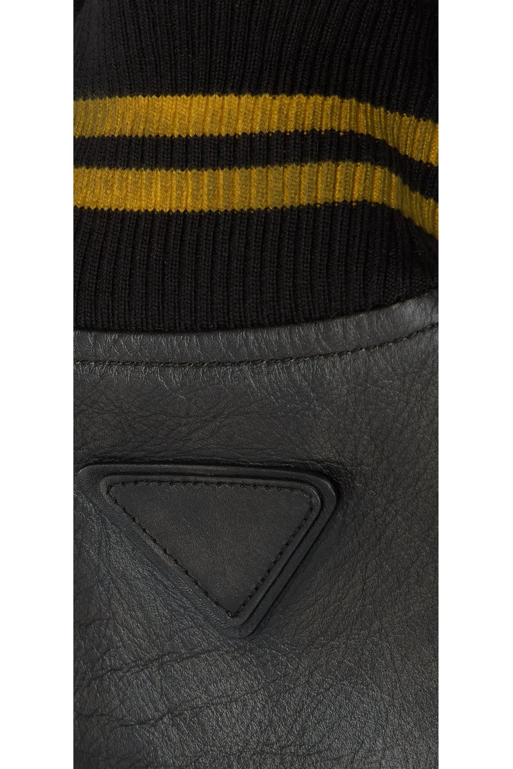 Prada Button-Up Leather Jacket