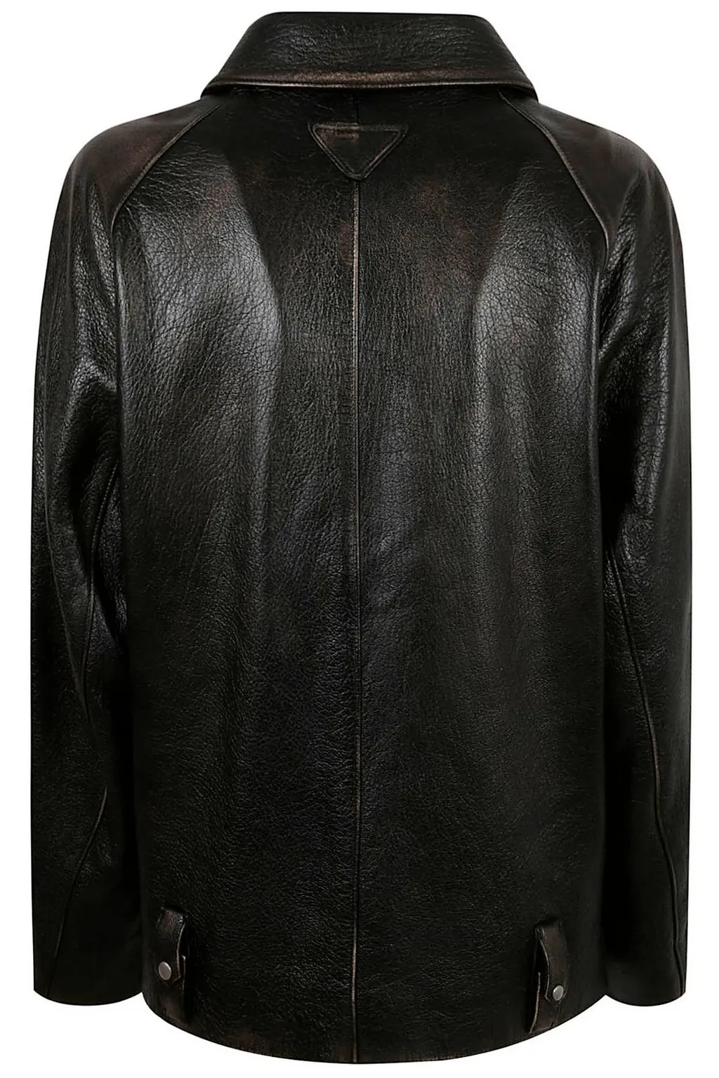 Prada Straight-Point Collared Zip-Up Jacket