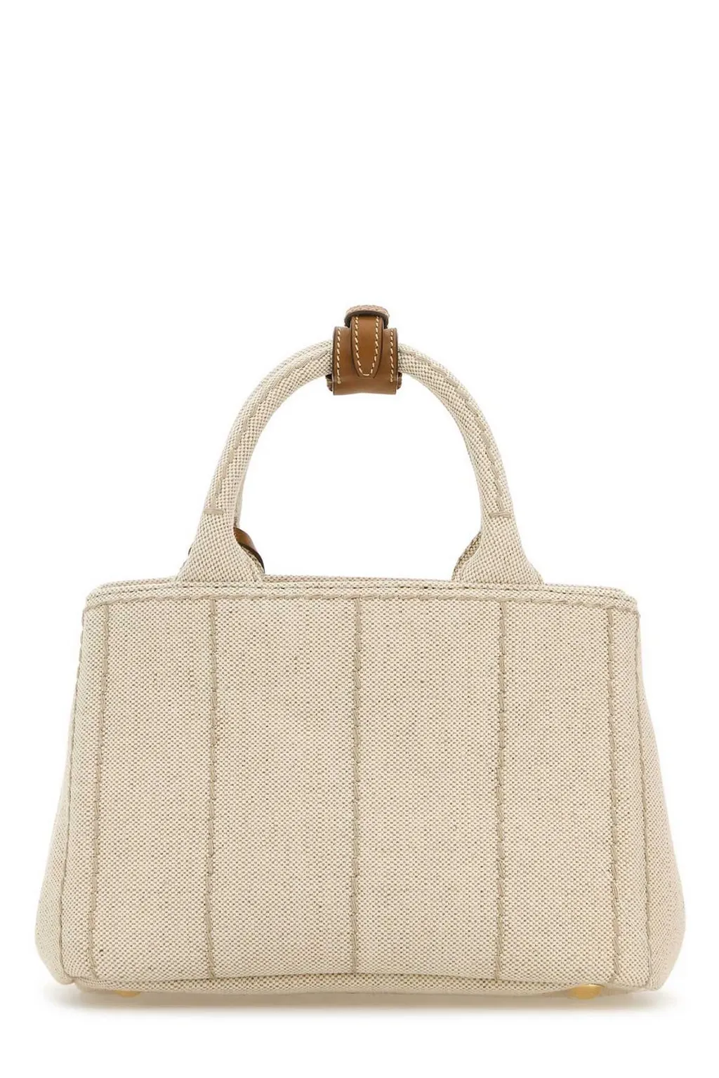 Prada Logo-Embroidered Tote Bag