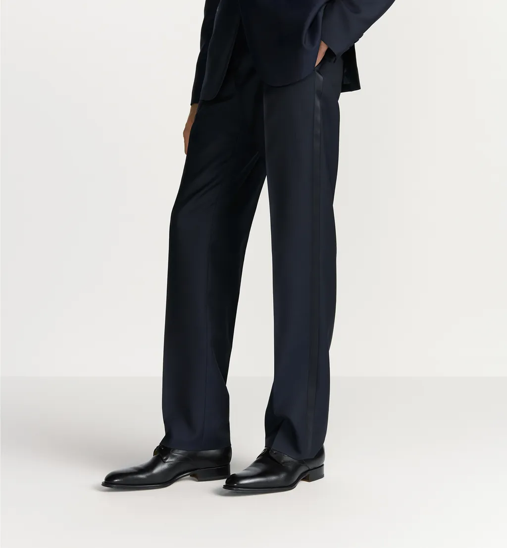 Pants With Satin Detailing