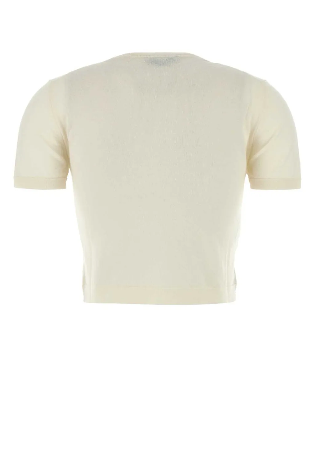 Prada Logo-Intarsia Knitted Top
