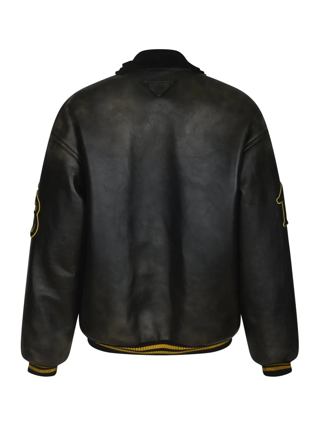 Prada Logo-Patch Bomber Jacket