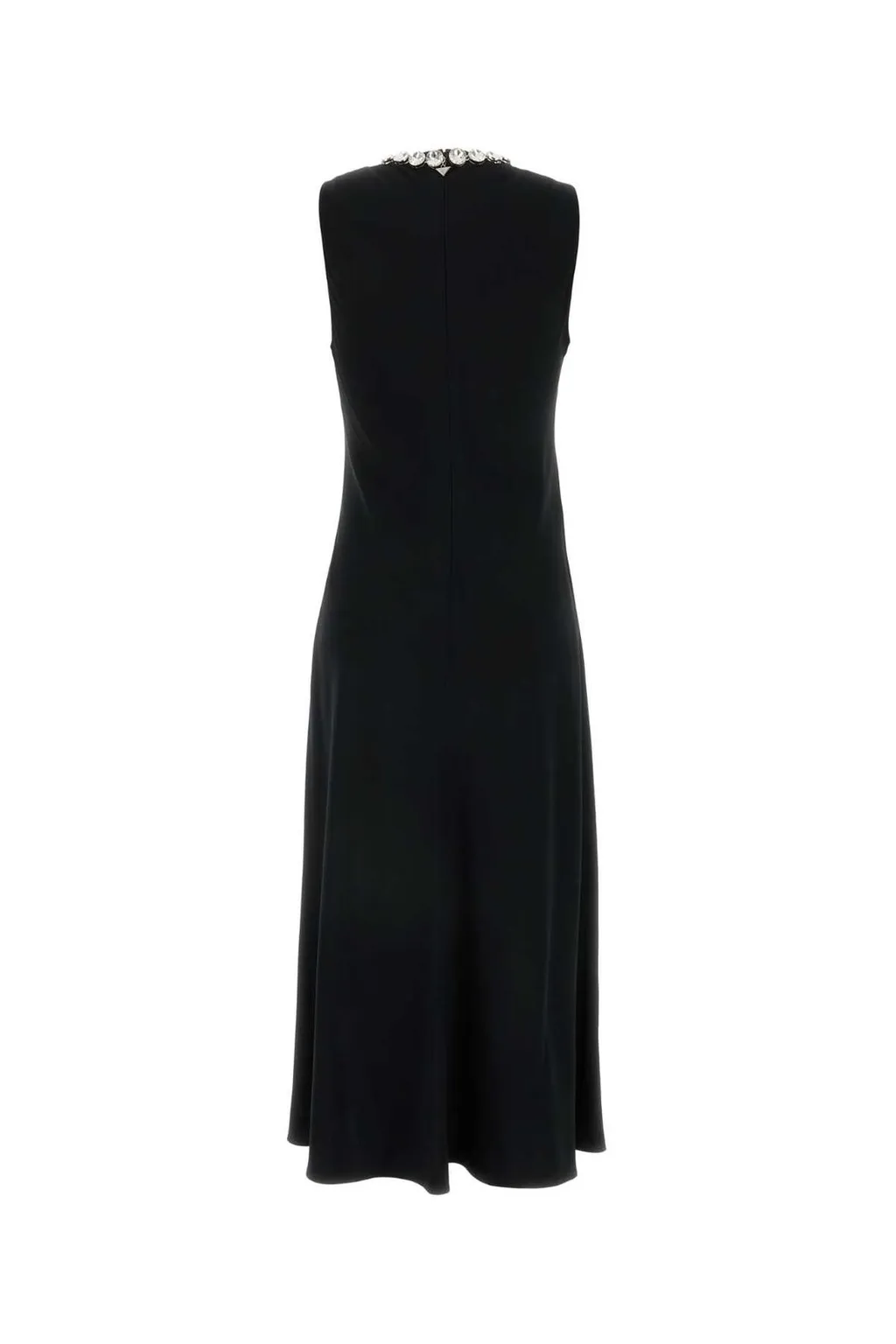 Prada Embellished Sleeveless Midi Dress