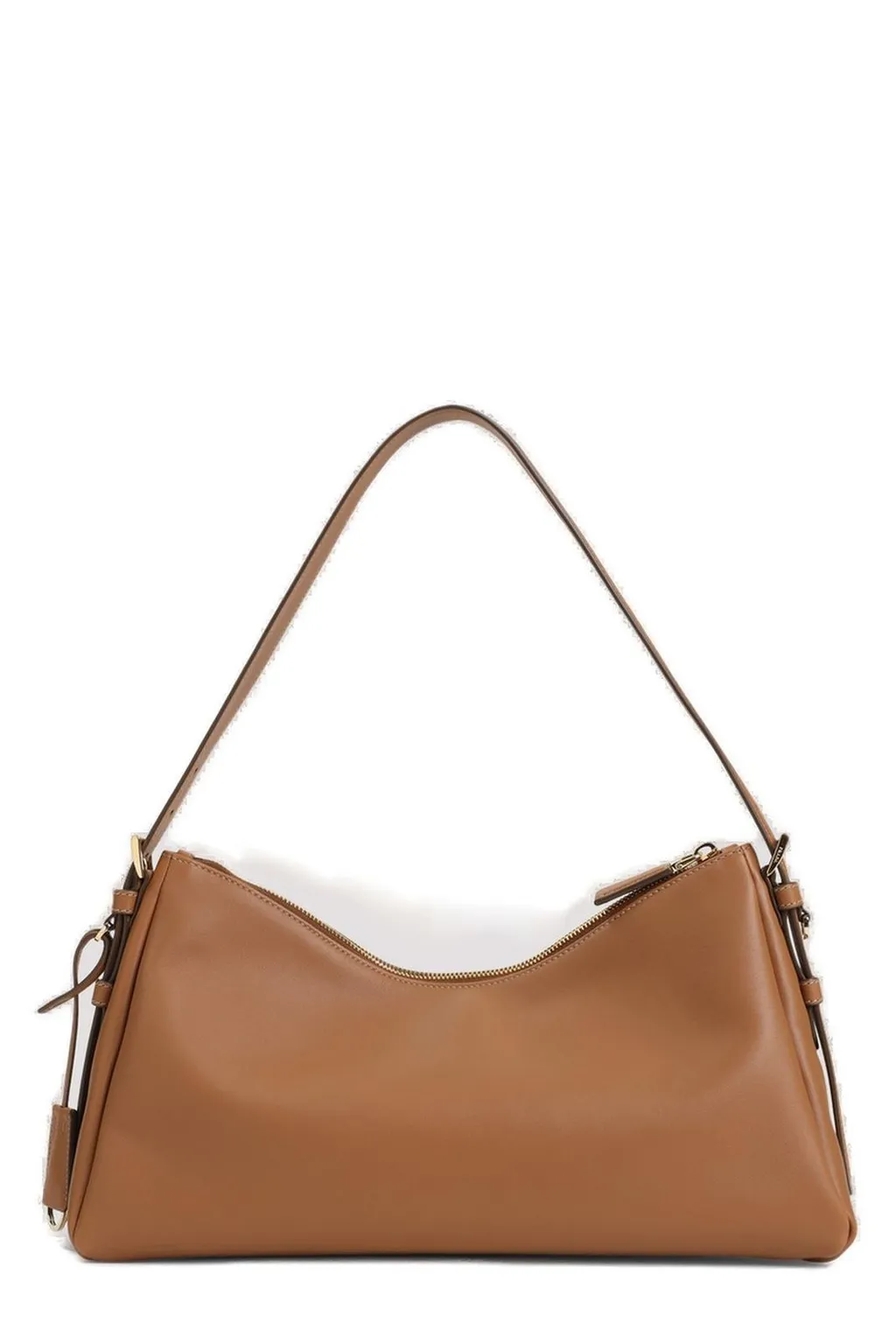 Prada Triangle-Logo Zipped Shoulder Bag