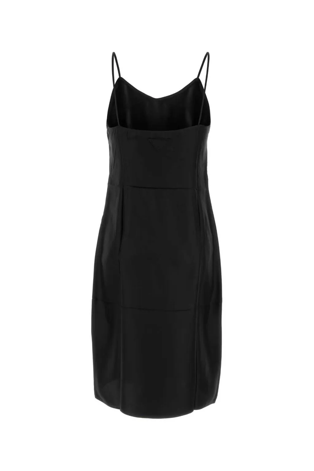 Prada Logo Detailed Sleeveless Midi Dress