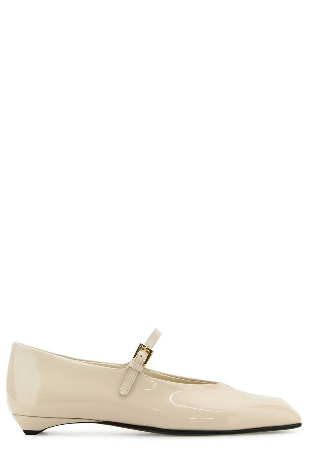 Prada Square-Toe Ballet Flats
