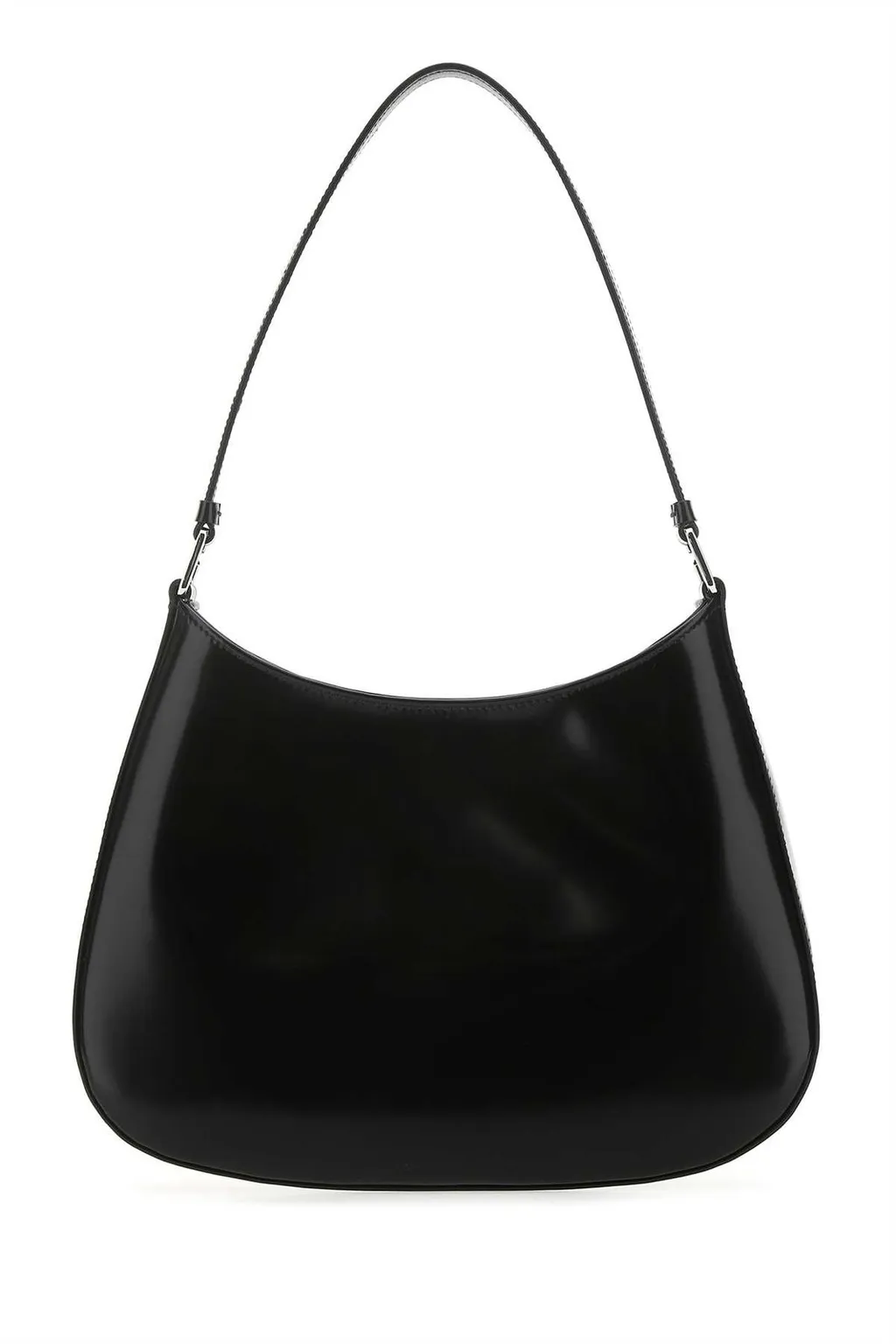 Prada Cleo Logo Plaque Shoulder Bag