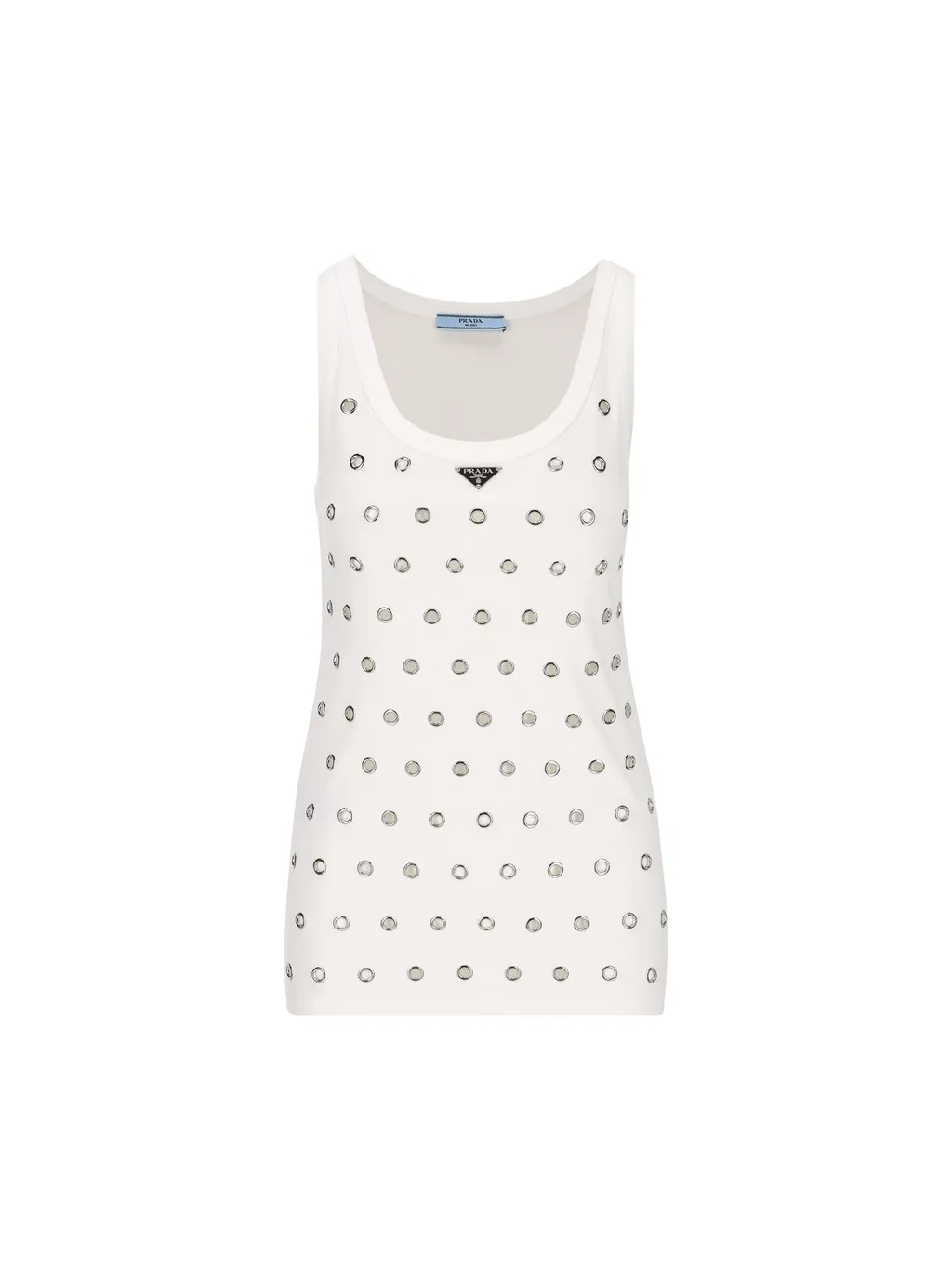 Prada Cut-Out Detailed Sleeveless Top