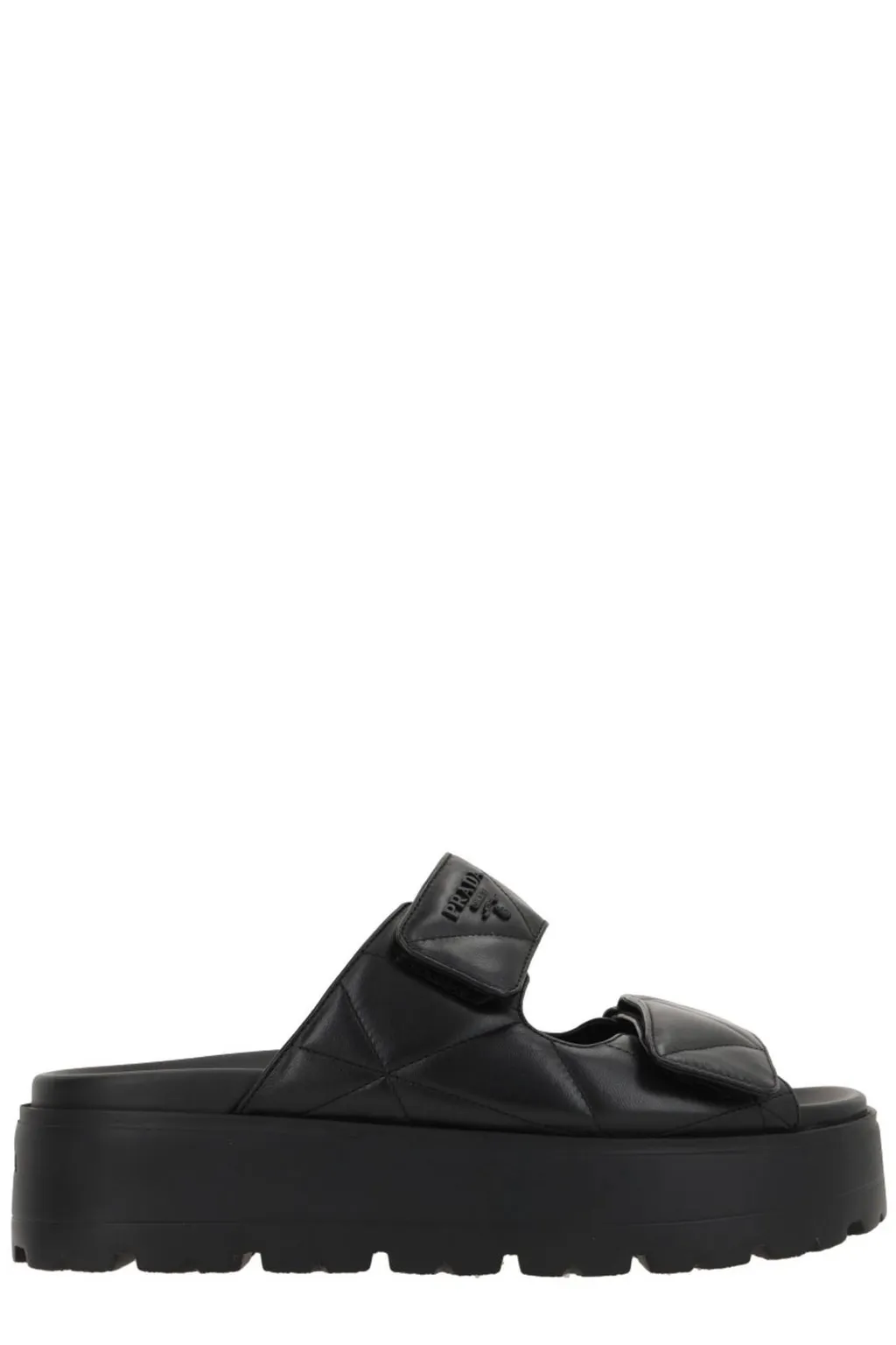 Prada Quilted Slip-On Sandals