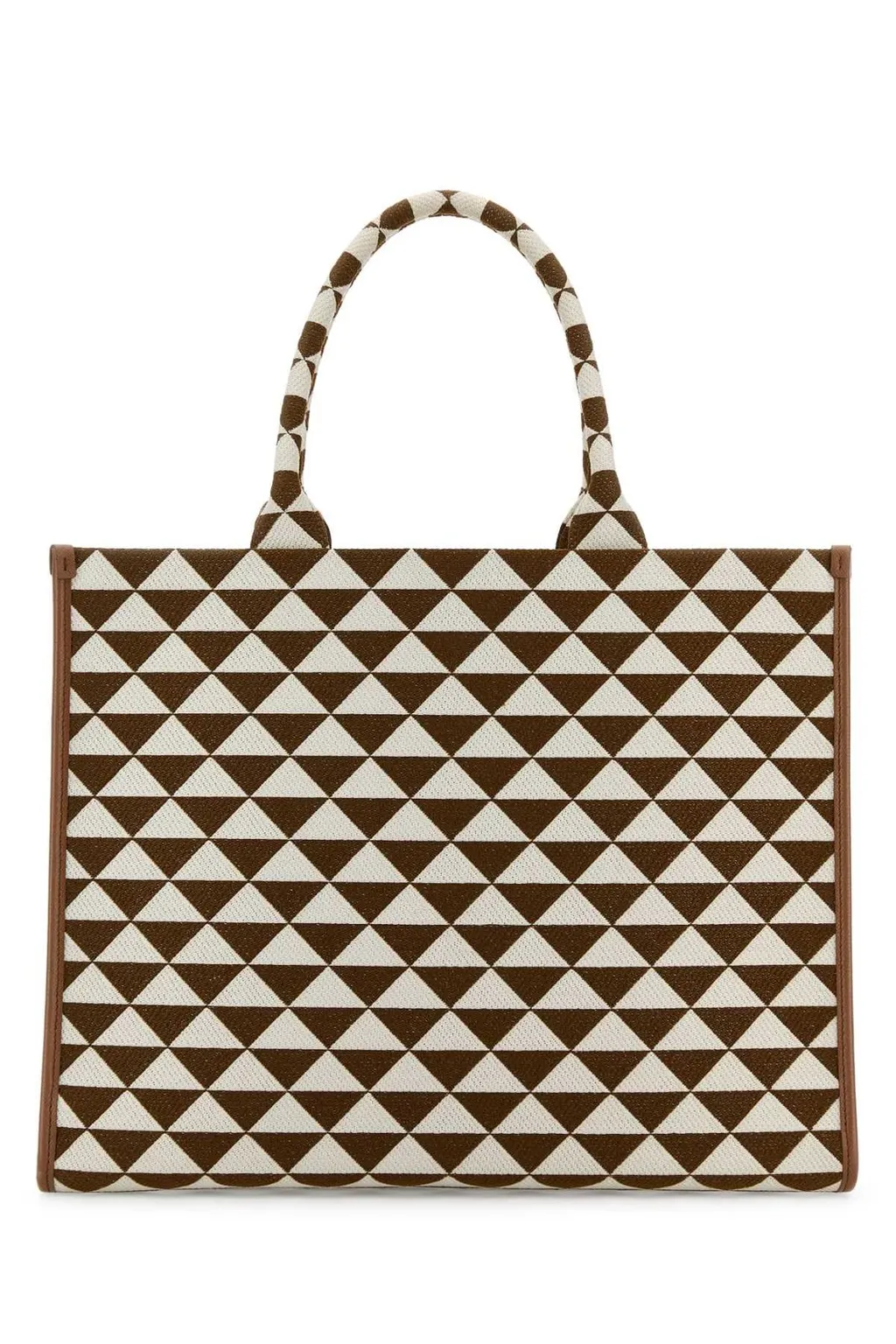 Prada Triangle-Logo Tote Bag
