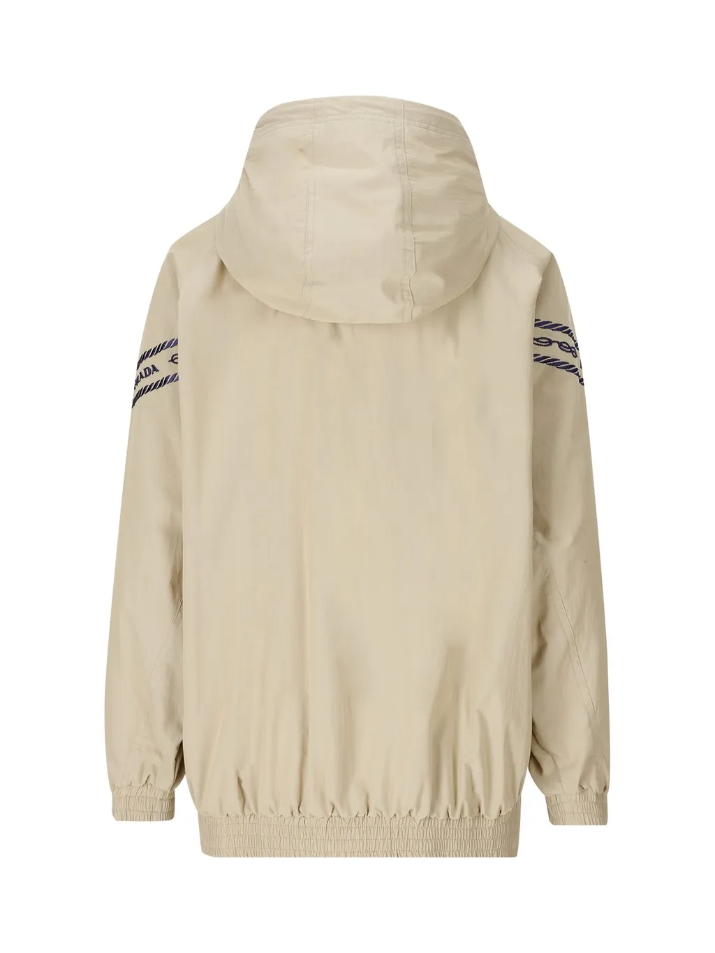 Prada Drawstring Hooded Jacket