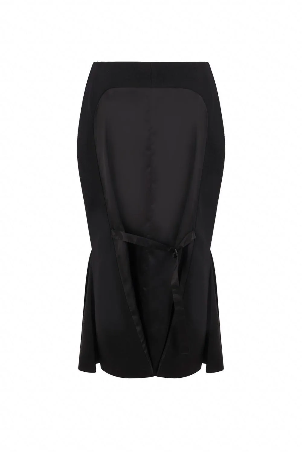 Prada High-Waist Belted Skirt