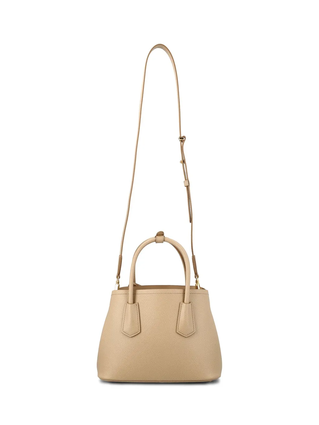 Prada Logo Detailed Top Handle Tote Bag