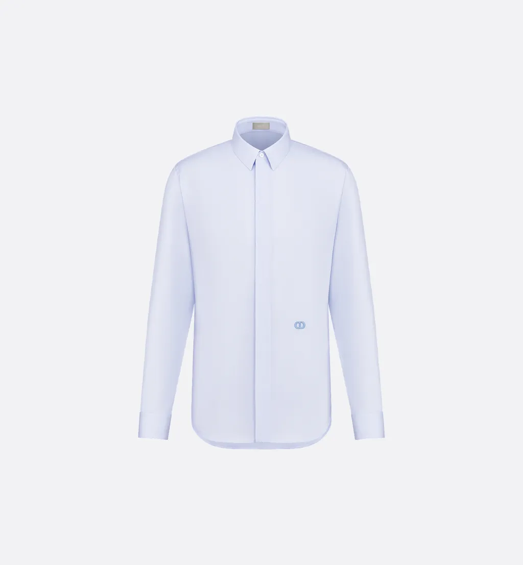 Shirt With Cd Icon Embroidery