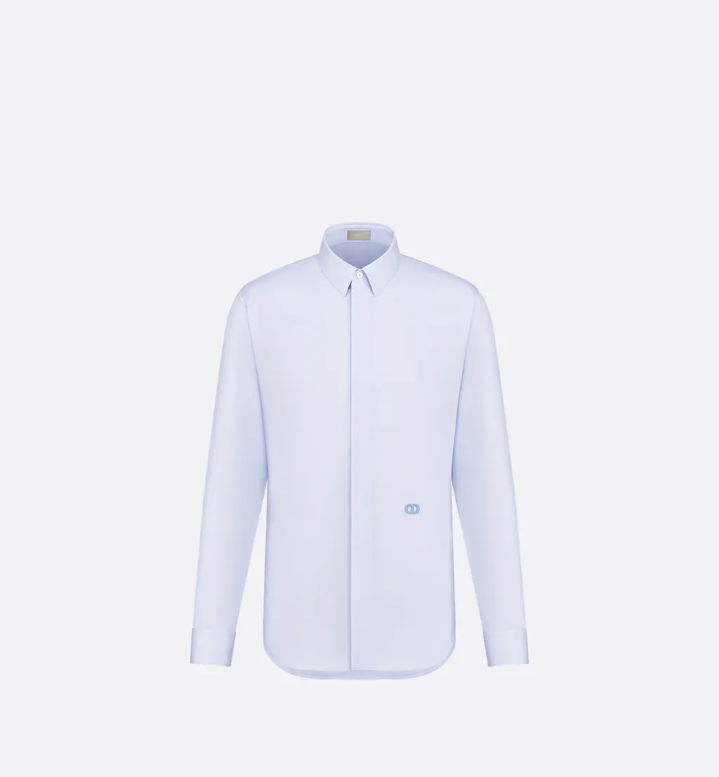 Shirt With Cd Icon Embroidery
