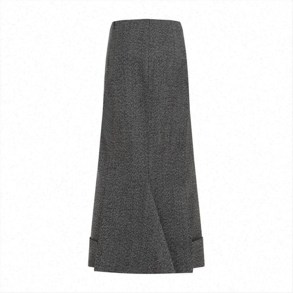 Prada High-Waist A-Line Maxi Skirt