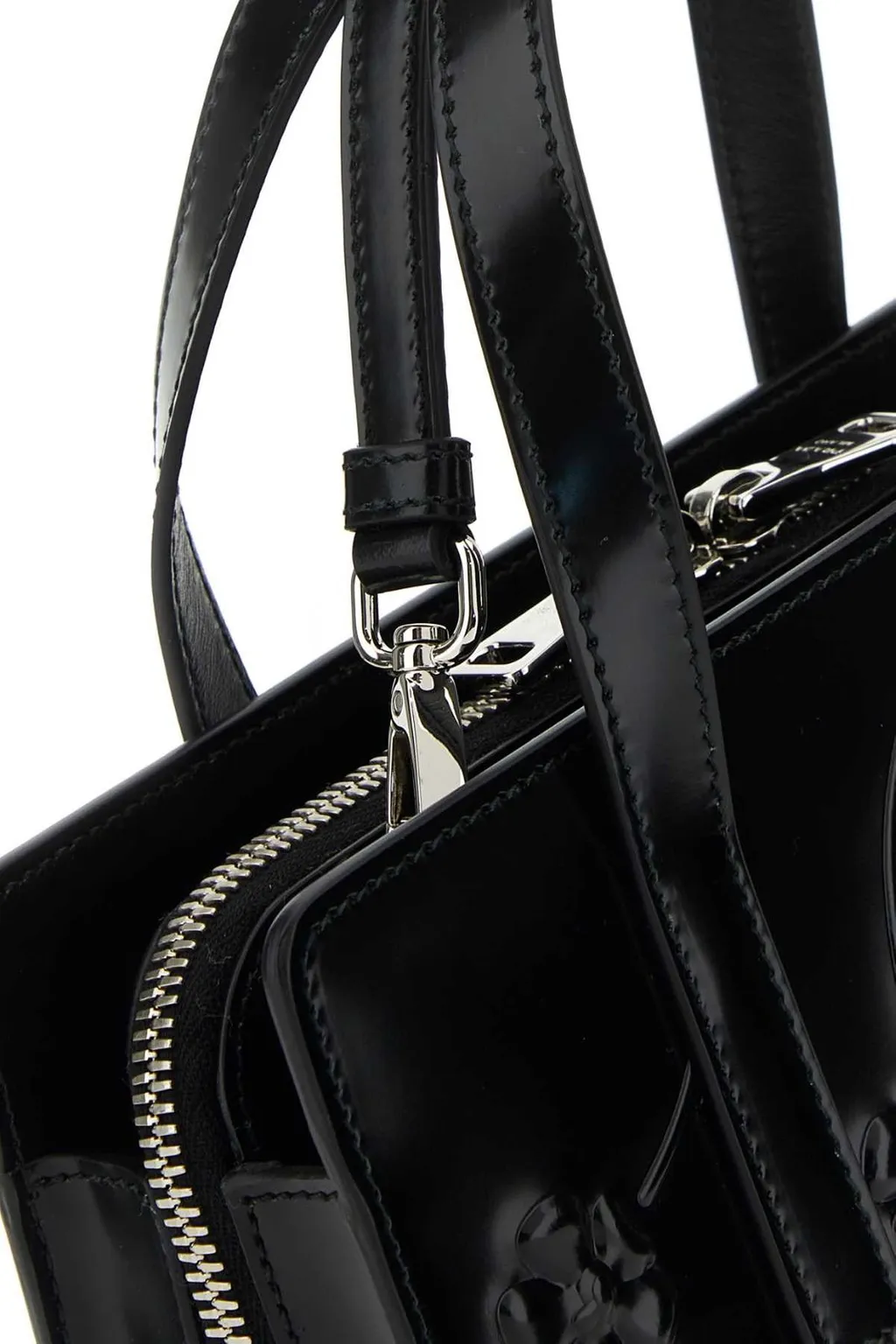 Prada Logo-Printed Zipped Tote Bag