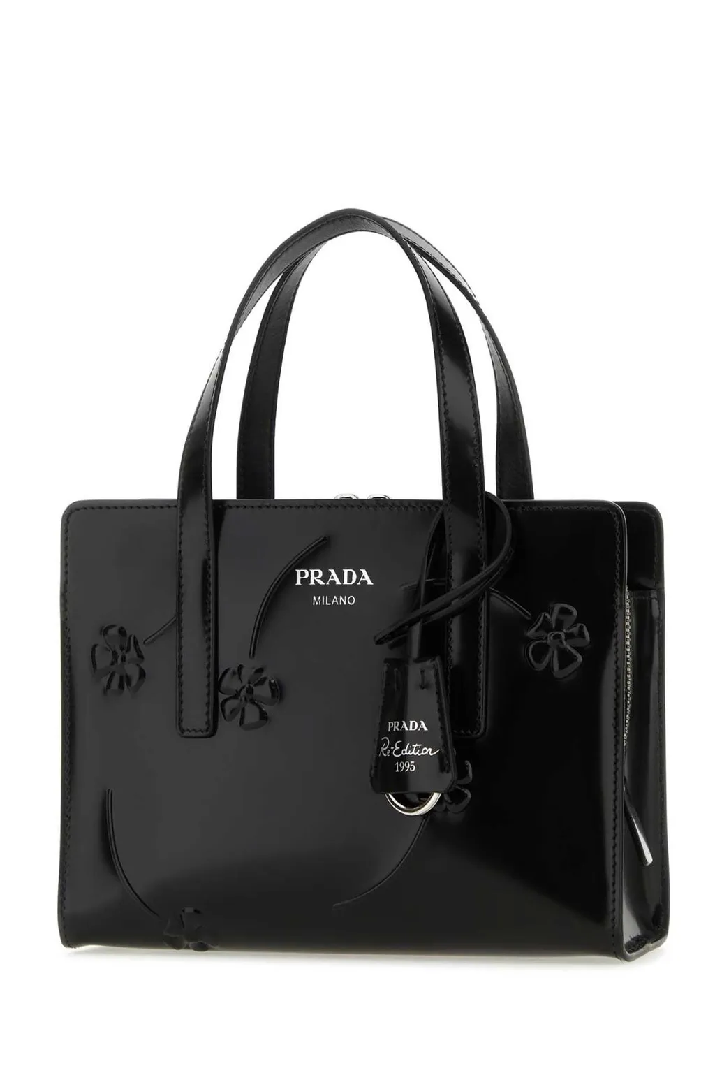 Prada Logo-Printed Zipped Tote Bag