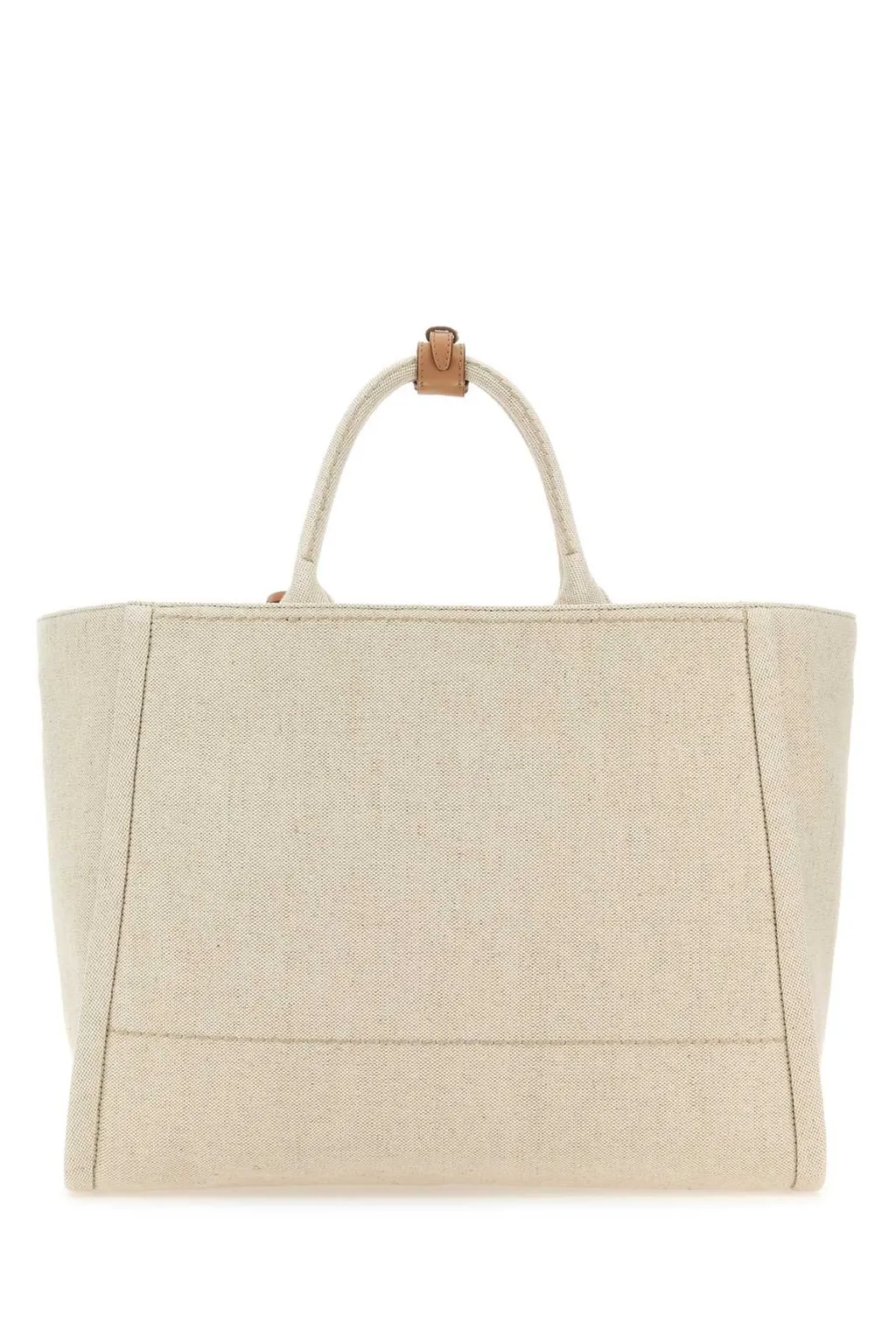 Prada Logo-Appliqué Large Top Handle Bag