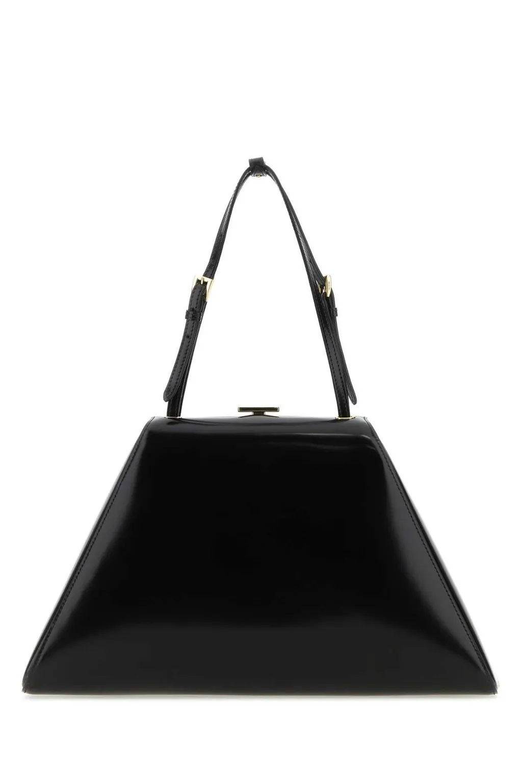 Prada Logo Plaque Clasp Top Handle Bag