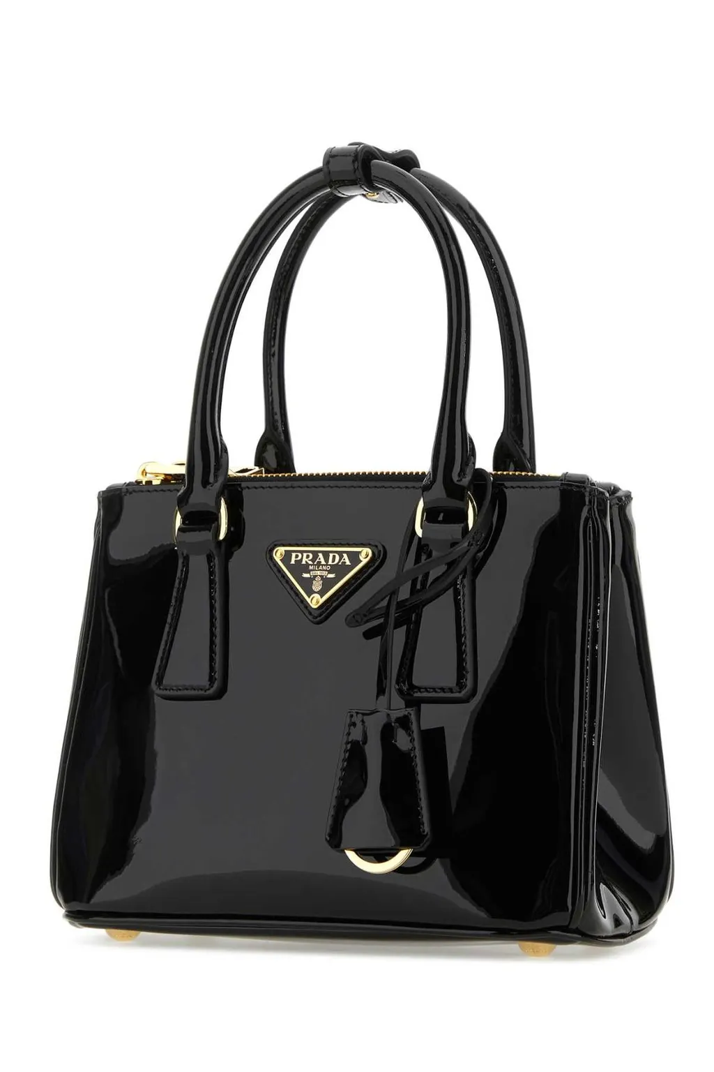 Prada Galleria Triangle-Logo Mini Handbag