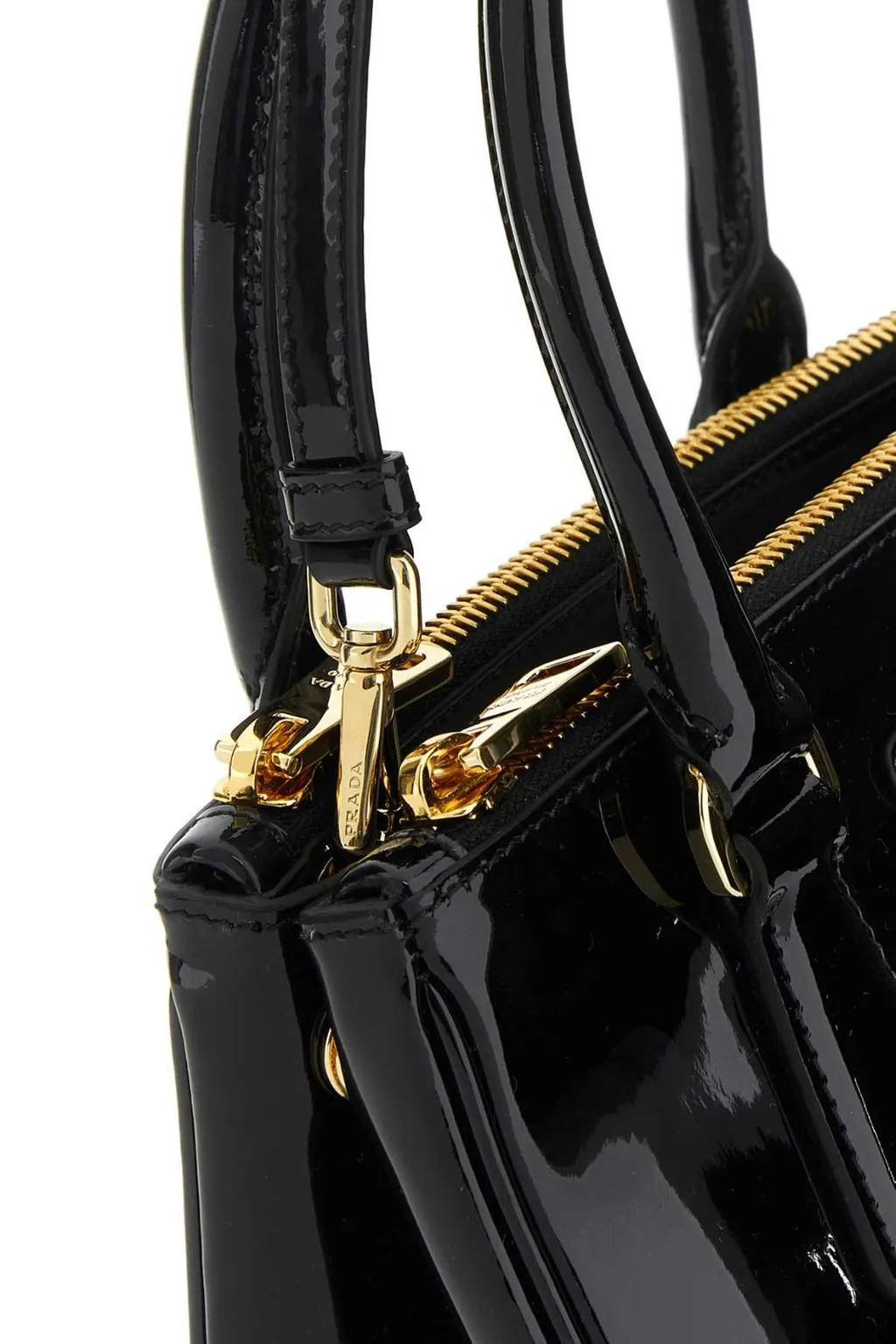Prada Galleria Triangle-Logo Mini Handbag