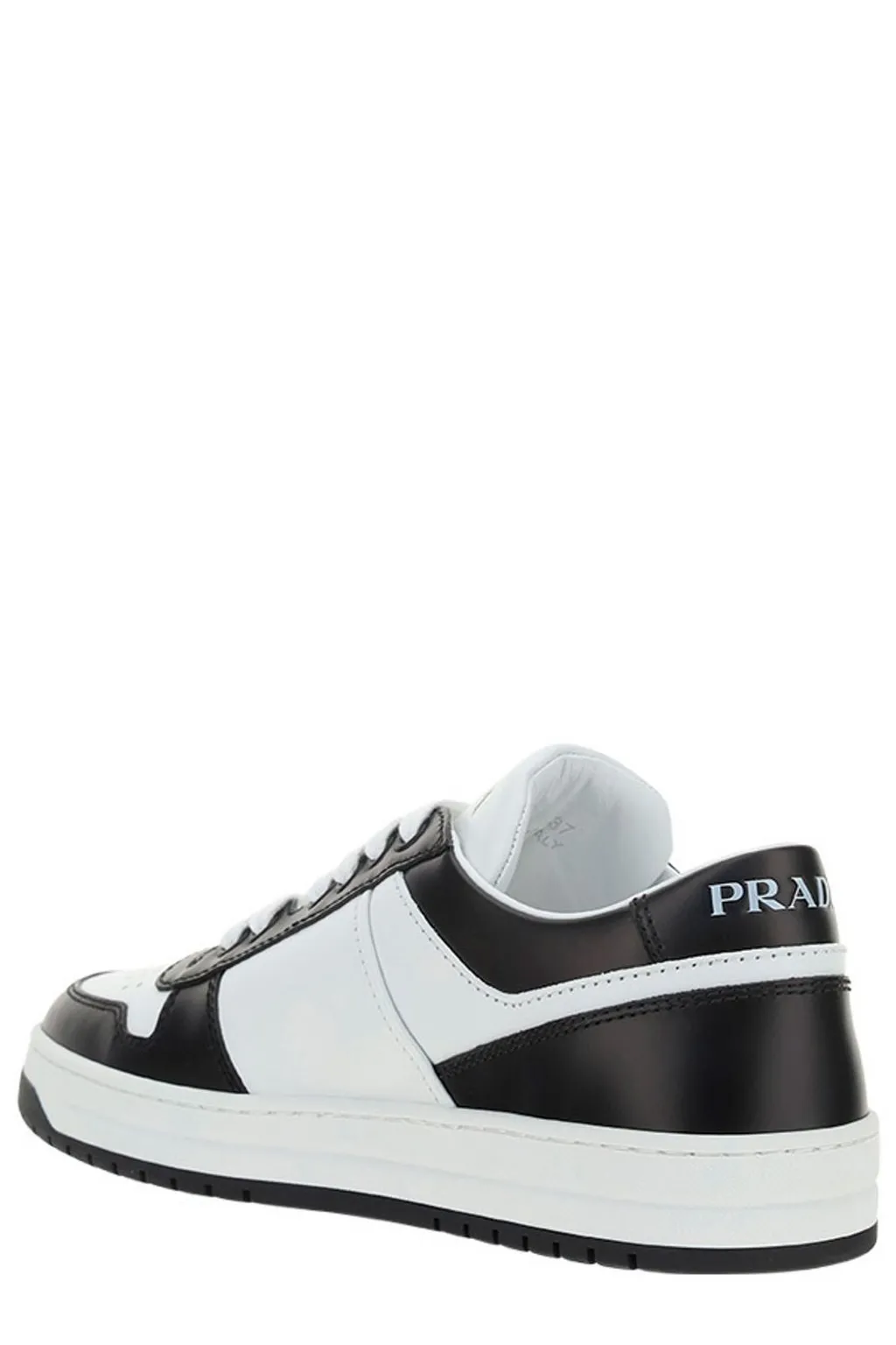 Prada Logo Plaque Low-Top Sneakers