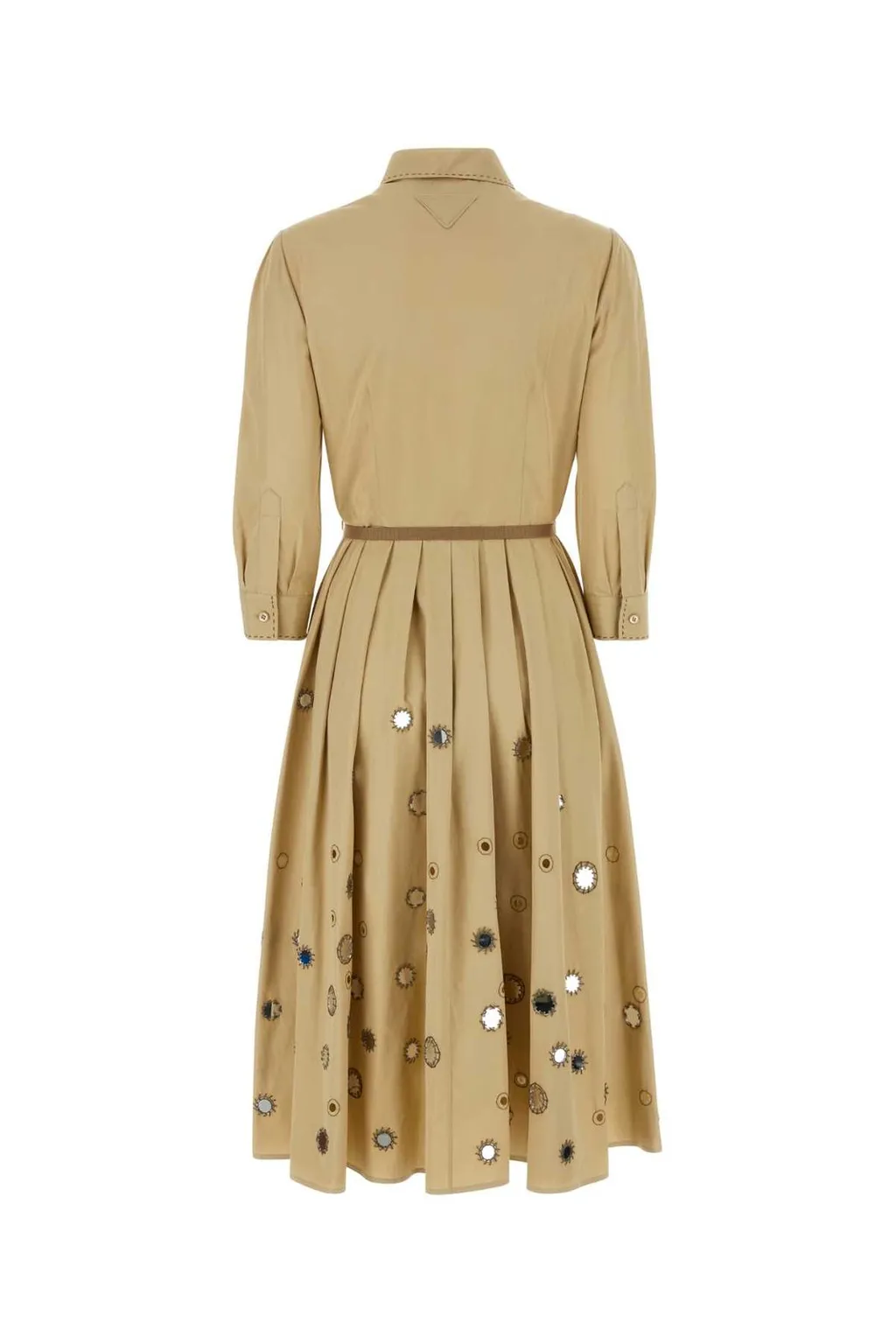Prada Long-Sleeved Belted Dress