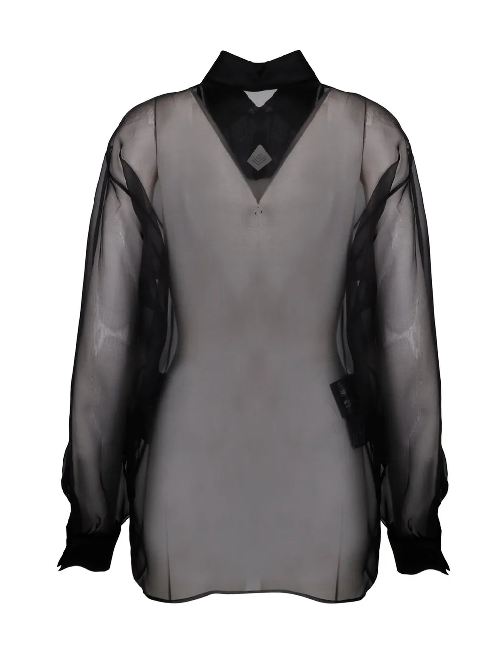 Prada See-Through Long-Sleeved Shirt